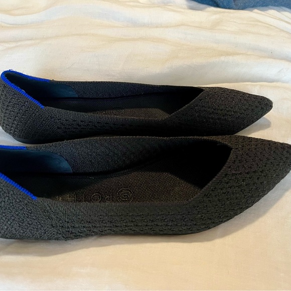 Rothy’s The Point Honeycomb in Black, 11.5 like new - Picture 3 of 9